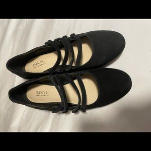 Isaac Mizrahi black ballet flats